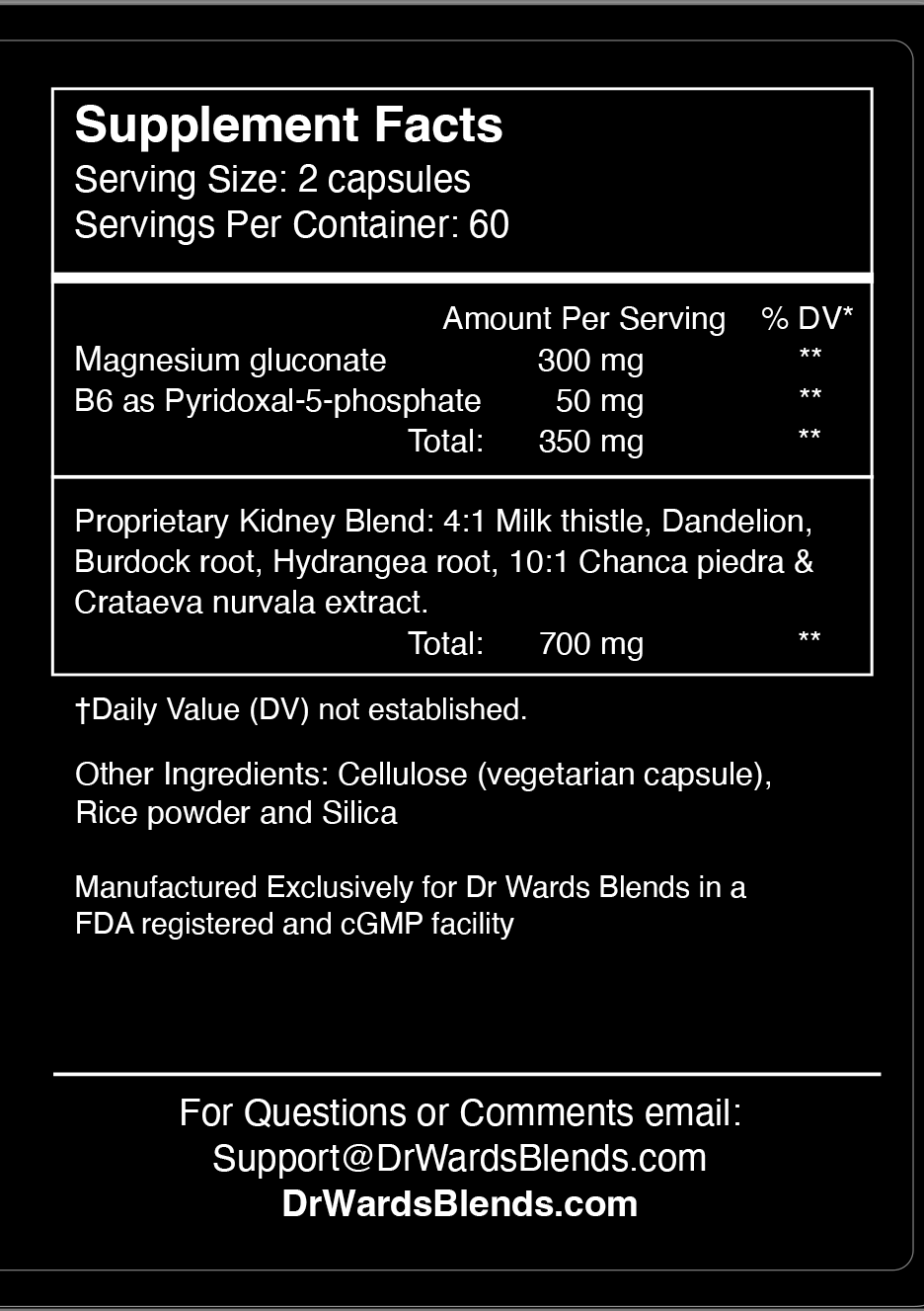 Kidney Stone Support (60 Day Supply)